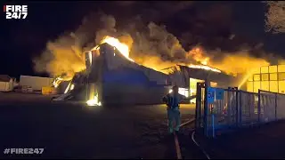 DUTCH FIREFIGHTERS -MASSIVE FIRE PART1