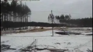 Стройка стадиона в Борисове (состояние на 24 декабря 2011)