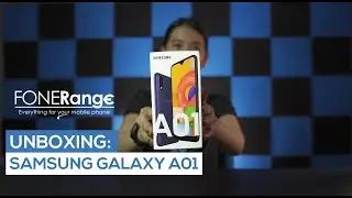 Unboxing the Samsung #GalaxyA01