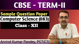 Sample Question Paper - 1  Term - II CBSE CLASS XII 2021-22 Computer Science (083)