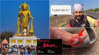 PADAYATRA of the Biggest HANUMAN TEMPLE in INDIA!! (Extremely difficult)😣
