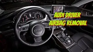 AUDI Drivers AIRBAG Removal Procedure