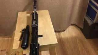 Сайга 5.45 исп. 08. Завал газовой камеры наглядно.