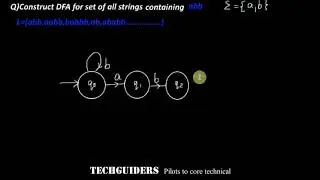 DFA Example|TOC|Tutorial9|Strings containing a substring