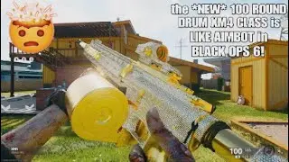 the *NEW* 100 ROUND DRUM XM4 CLASS is LIKE AIMBOT in BLACK OPS 6! (Best XM4 Class Setup)