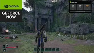 Avowed on GeForce now gameplay