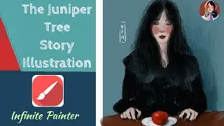 Grimm Fairy Tale Illustration | The Juniper TreeJacob and Wilhelm Grimm | Infinite Painter
