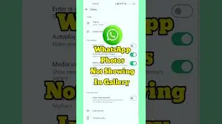 whatsapp ke photo gallery me kaise laye ||whatsapp images not showing in gallery||