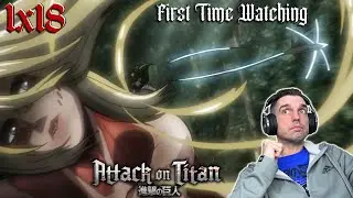 Attack on Titan - Season 1 Episode 18 Reaction!!【ANGEL】1x18