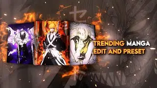 MANGA EDIT PRESETS - ALIGHT MOTION