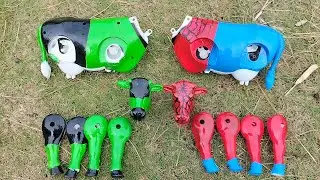 Looking for Moo Cows, Cute Cows, Colorful Cows, Assemble Spaiderman Cows, White Horses, Hulk Cows