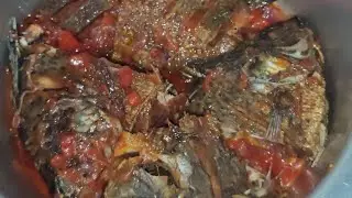 🔥 Irresistible 🐟Fish Fried in Rich Tomato sauce | Flavor-packed & juicy!😋🤤