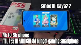ITEL P55 IN FARLIGHT 84 | GAME REVIEW IN FARLIGHT 84 | BUDGET GAMING SMARTPHONE - smooth kaya?