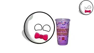 Happy Birthday, Grimace #grimaceshake #humor #countryballs
