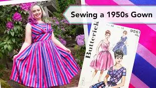 Sewing my dress for Pride | Vintage sewing project + sew with me