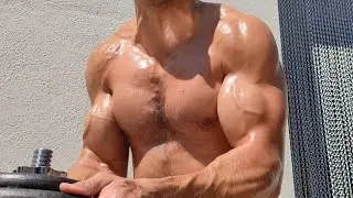 young bodybuilder showing his pumped muscle | muscle worship | flexing