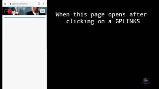 #Gplinks How to get download link from GPLINKS