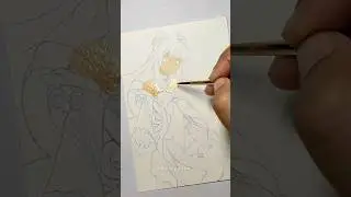 Drawing Kokomi from Genshin Impact 