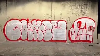 Katsu and Camel BTM out bombing and painting graffiti in SF bay area #graffiti #art #graffitibombing