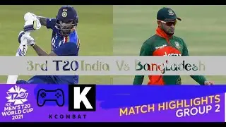 Dhawan Vs Shakib WC T20 3rd Match Ind Vs Ban (Wait for End Credits) #Cricket19 #KCOMBAT 1#Cricket 22