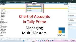 How To Create Multiple Ledgers and Multiple Groups in Tally Prime Tutorial