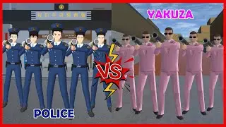New Police VS Yakuza Momo-gumi || SAKURA School Simulator