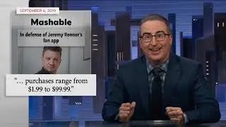 John Oliver on Apple's App Store