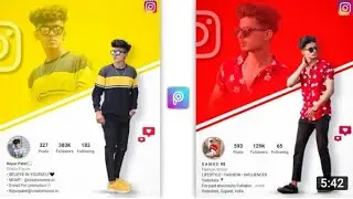 PicsArt photo EDITZ |  best  photo editing video |2022| Instagram 1K follow photo editing |#picsart