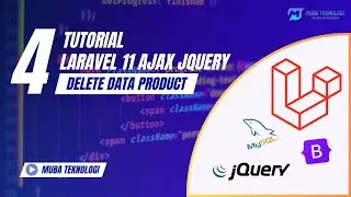 4. Menghapus Data Product - Laravel Ajax jQuery