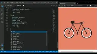 Bicycle Animation Using CSS | CSS Animation |
