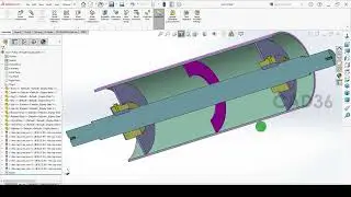 Belt Conveyor Ring and End Disc - SolidWorks