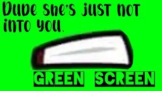 Dude she just not into you | green screen|