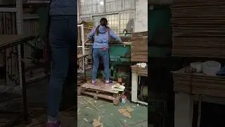 Low cost corrugated carton box die cutting machine pizzas box die cutter #shorts #machine #cutter