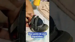 Bebê não Quer Usar Tênis
