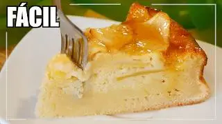 🍏🍰 TARTA de MANZANA: receta FÁCIL y RÁPIDA en 3 TAZAS ¡IMPERDIBLE! # 1064