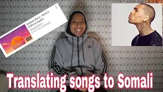 Translating songs to Somali I Amina ali Masalla