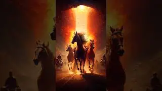The Chariots of Fire in an AI Art Generator! 🔥🤯