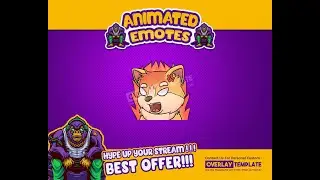 Animated GIF Emote - Shiba Inu Angry