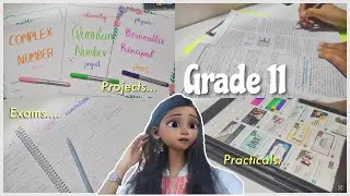 Grade 11 Study Vlog || grade 11 practicals || Class 11 study vlogs || My Study Journal