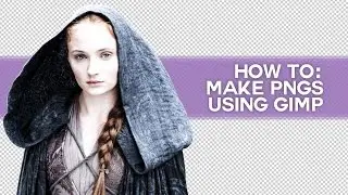 How to make pngs/transparents using gimp