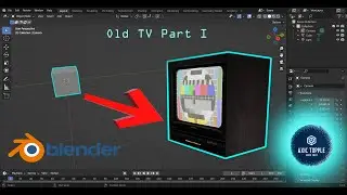 Old TV Modeling Tutorial timelapse with Blender  Part I - Modeling