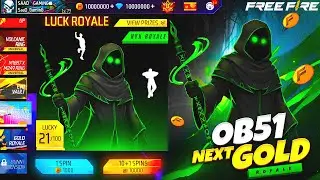 Ob51 100% Next Gold Royale Bundle Free Fire | Next Mystery Shop Discount Event | Free Fire New Event