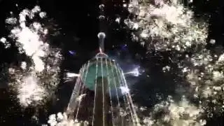 Салют на Вильнюсской телебашне
