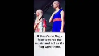 National Anthem Snapchat Story
