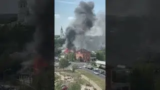 Пожар на рязанской Егорьевск