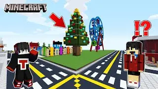 TankDemic Built GIANT Christmas Tree House in OMOCITY | Minecraft 😂 | ( Tagalog )