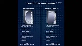 Samsung Tab A9 & A9+ Unveiled : Everything You Need to Know #samsung #2023
