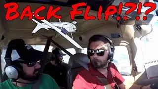 Cessna 182 Back Flip | First Time Flying | Bachelor Party | VFR Over Texas