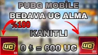 BEDAVA 600 UC %100 GERÇEK 2021 SİLİNMEDEN İZLE PUBG MOBİLE !!