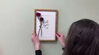DIY Blumen trocknen - Muttertagsgeschenk | Verno Rahmen